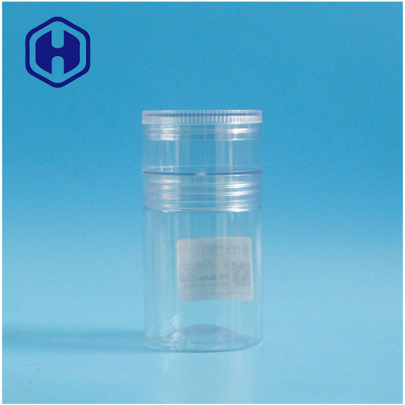 strati di plastica del barattolo H92mm dell'ANIMALE DOMESTICO 240ml i 2 avvitano il biscotto delle barre dell'inceppamento della pasta del coperchio vuoto