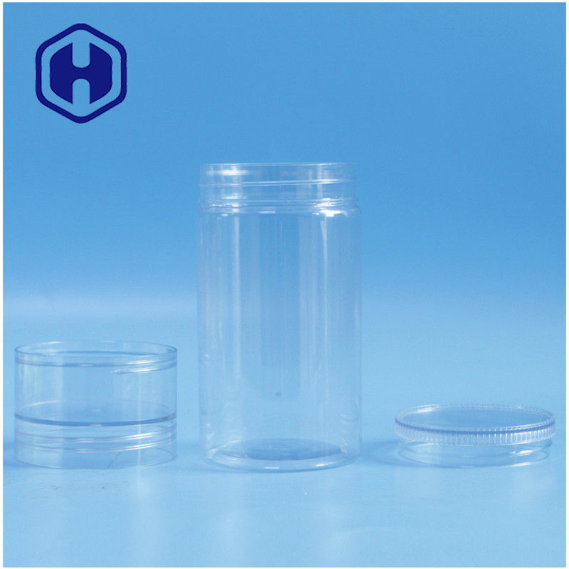 10.9oz Mason Jars Premium Screw di plastica 2 in 1 imballaggio dell'inceppamento del cioccolato dei biscotti degli alimenti per bambini