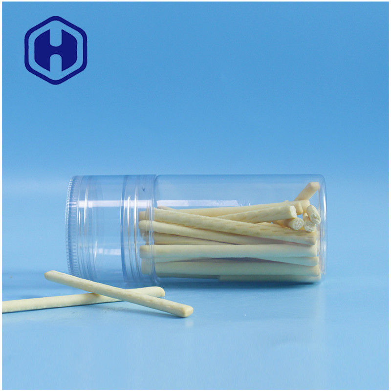 10.9oz Mason Jars Premium Screw di plastica 2 in 1 imballaggio dell'inceppamento del cioccolato dei biscotti degli alimenti per bambini