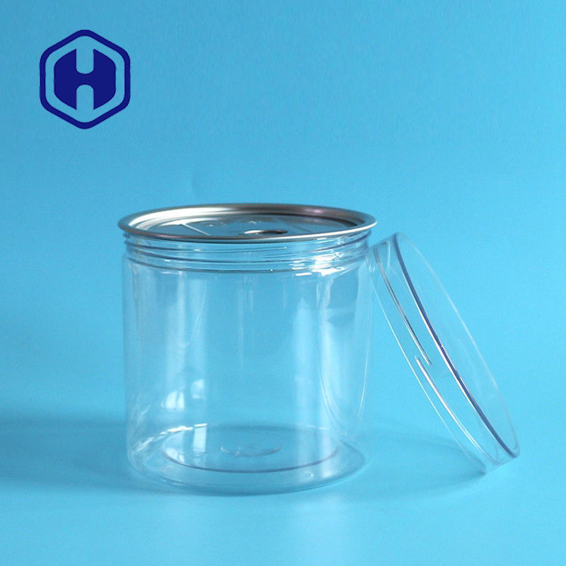 Latte di plastica della bocca 309# 740ml dell'ANIMALE DOMESTICO ampio dell'alimento inscatolato con il coperchio a vite di alluminio di Eoe