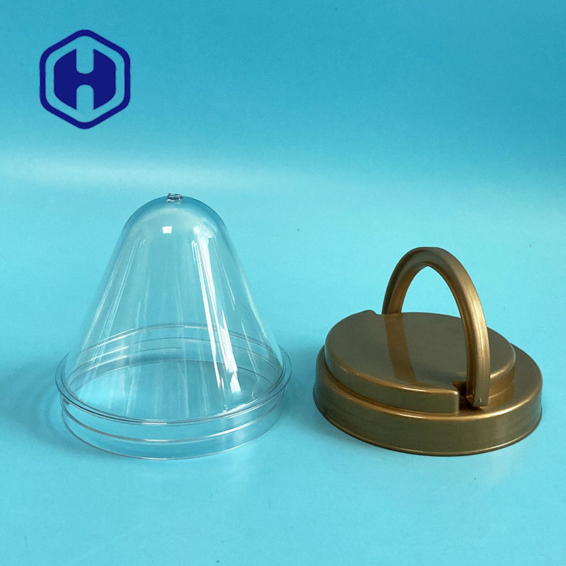 Bottiglia in PET impilabile Preforma biscotto frutta secca Caramelle Vaso collo 87mm Largamente aperto