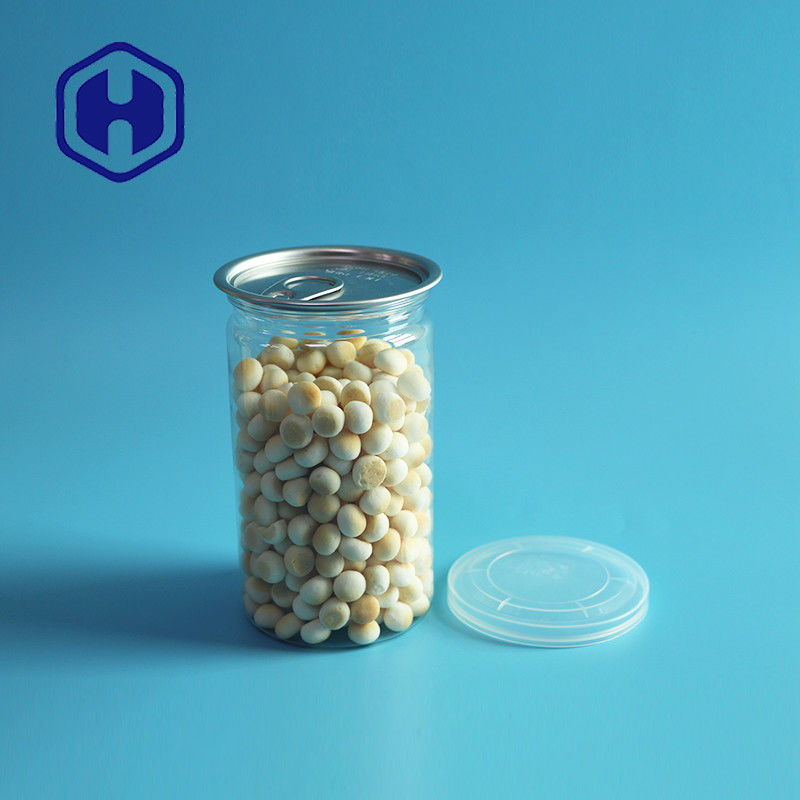 375ml 211# 12oz Lattine di PET Premium ermeticamente impermeabili con coperchi in EPE in alluminio o in PE in plastica