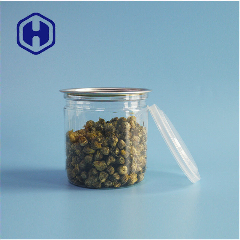 Imballaggi per supermercati Contenitori di biscotti in PET in plastica a prova di perdita e tenute a prova d'aria con coperchi facili da aprire