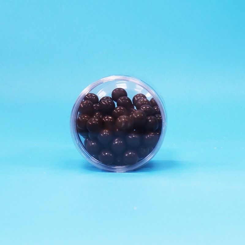 Prodotti alimentari trasparenti in PET di plastica secca Biscotti dolci Noci Bottoni regalo Vattone Chiusure piatte Grado alimentare