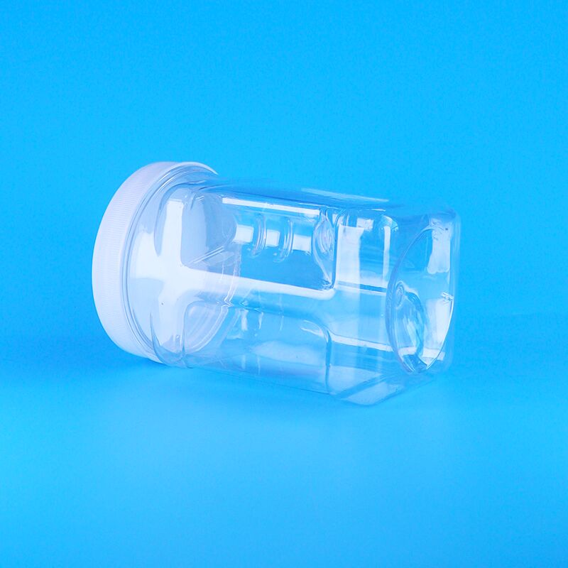 Biscotti Emon Slice Cranberry Calamari Essiccati PET Coperchi a Vite Trasparenti Barattoli con Presa per Alimenti