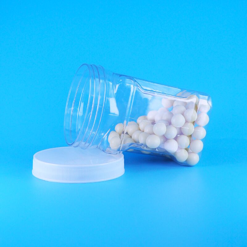 Fabbricazione di biscotti di sesamo con farina di mais in PET trasparente con tappi a vite in plastica