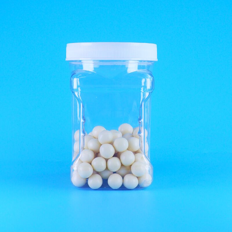 Fabbricazione di biscotti di sesamo con farina di mais in PET trasparente con tappi a vite in plastica