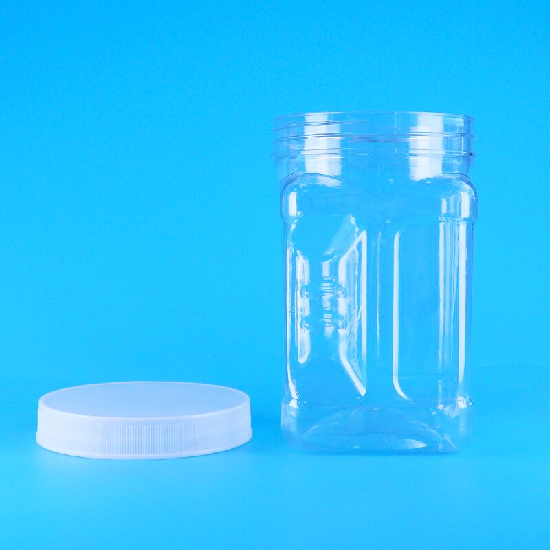 Fabbricazione di biscotti di sesamo con farina di mais in PET trasparente con tappi a vite in plastica