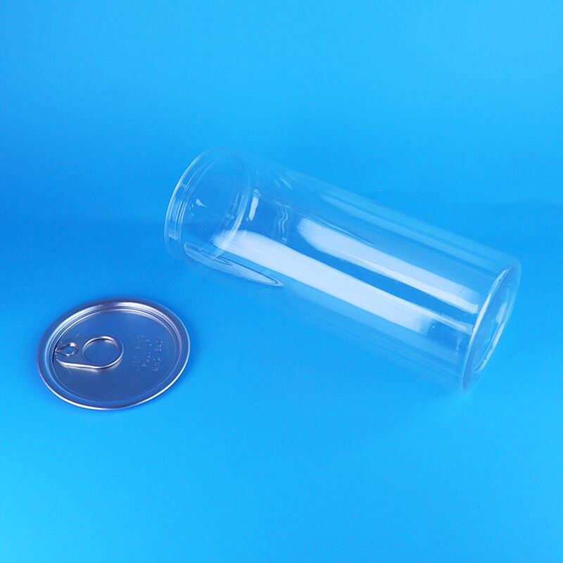 La lattina di bevande in PET senza BPA con coperchio facilmente aperto e capacità di 520 ml per bevande e bibite