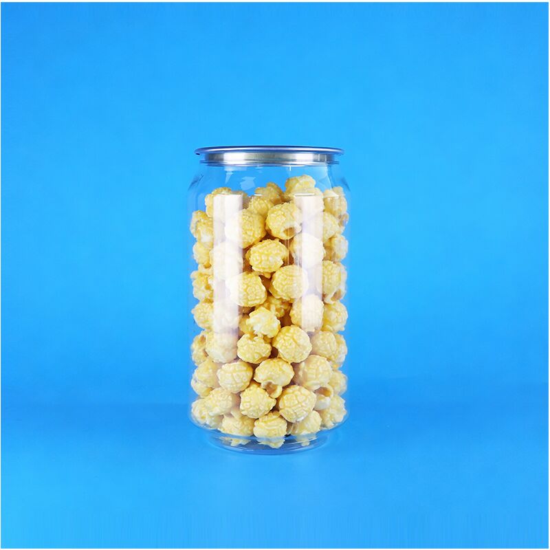 330 ml di lattina di plastica PET trasparente con coperchio facile da aprire per caffè, tè, latte e bevande gassate