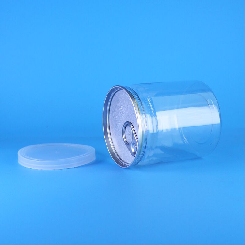 250 ml Vaso PET ermetico con coperchio facile da aprire per popcorn e purè di patate Vaso di imballaggio in plastica