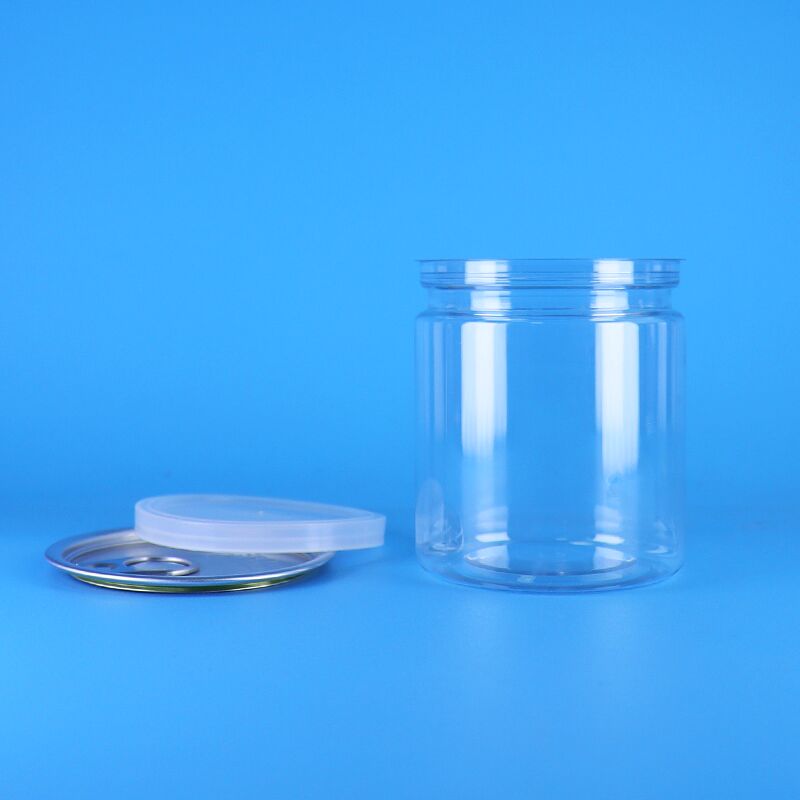 250 ml di PET a tenuta stagna con coperchio facile da aprire, di plastica, pesche in scatola, piselli di prosciutto