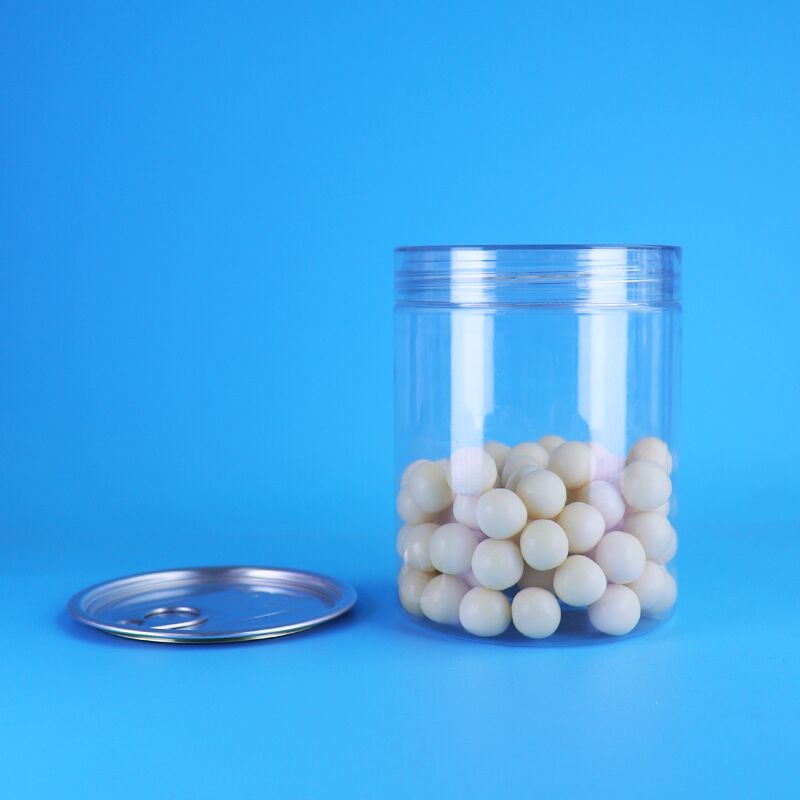 Barattolo in plastica PET senza BPA a prova di perdite con design personalizzato per conservazione e confezionamento di alimenti