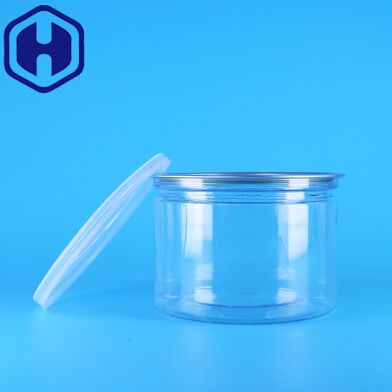 Coperchio rotondo in PET di plastica con apertura facile per barattoli di latta per alimenti, caramelle, biscotti, snack, tè