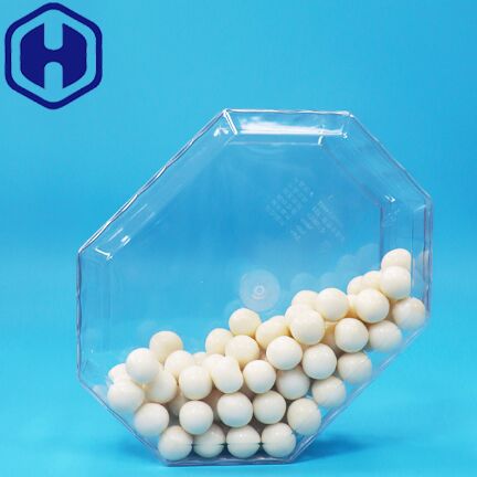 Caramelle di frutta secca vuota biscotti di plastica PET Octagon confezionamento scatola di qualità alimentare