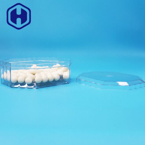 Caramelle di frutta secca vuota biscotti di plastica PET Octagon confezionamento scatola di qualità alimentare