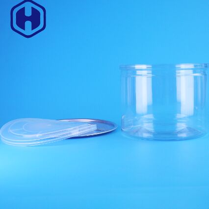 Canottiera di plastica PET trasparente con coperchio facile da aprire per i frutti secchi