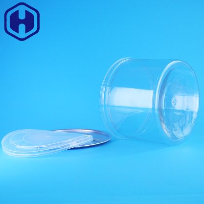 Vaso di plastica in PET per alimenti 100% ermetico con coperchio facilmente aperto per l'imballaggio di frutta secca e noci