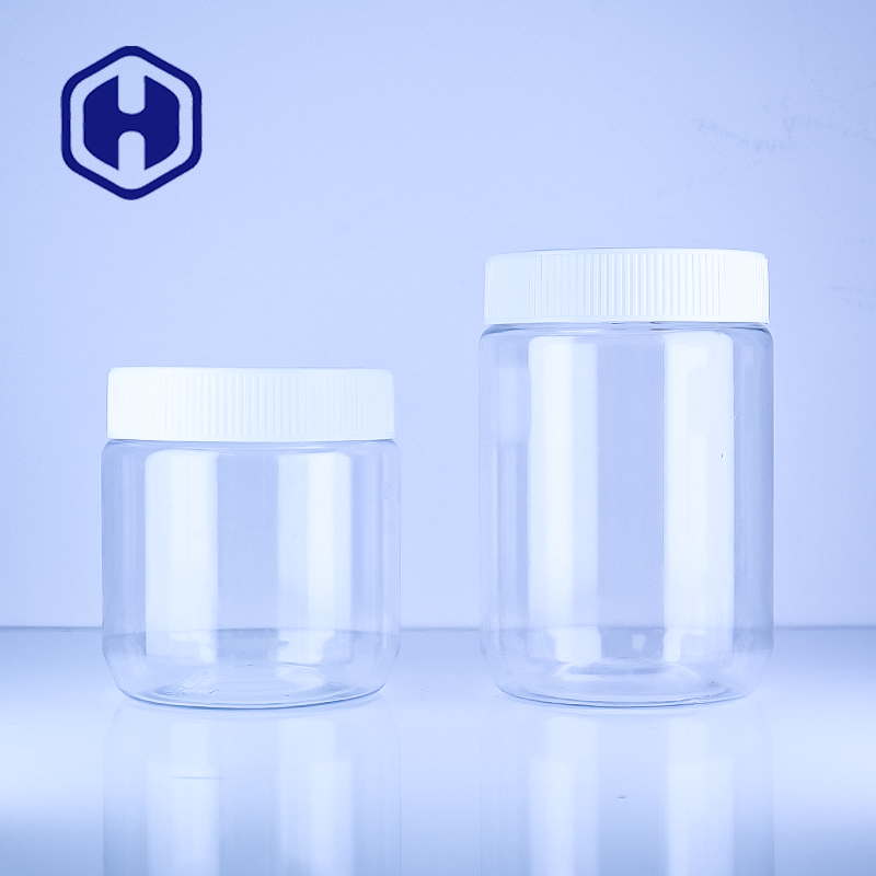 FSSC22000 Certificate Wholesale Clear PET Peanut Butter Jars ️ Imballaggi in plastica di qualità alimentare per ordini alla rinfusa OEM personalizzazione
