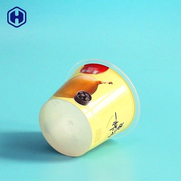 Tazza vuota variopinta del yogurt della prova liquida della perdita della cima della stagnola della tazza del succo di frutta IML