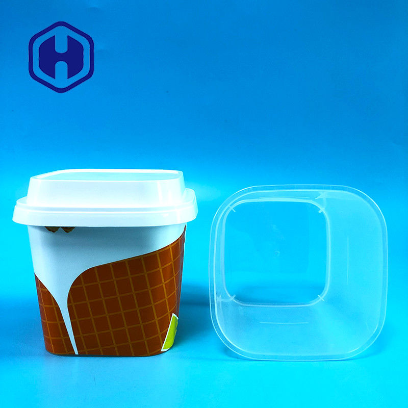 vasche di 22oz IML per l'arachide matta congelata Shea Body Butter della noce di cocco del cacao del mango dei Cochi del cacao