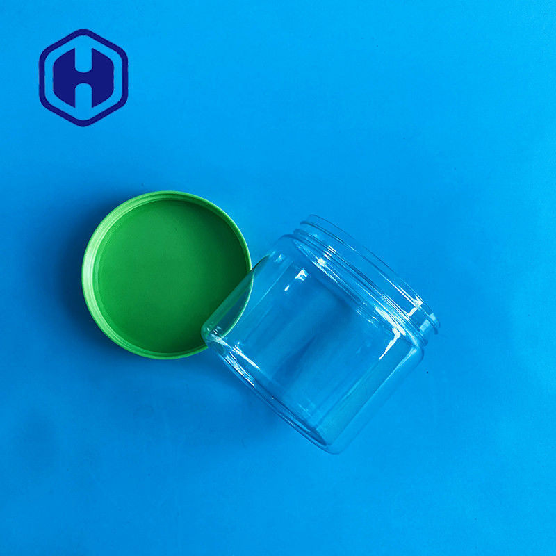 Vite sul barattolo di plastica 450ml 15oz dell'ampia della bocca dell'animale domestico prova della perdita per i dolci dei biscotti