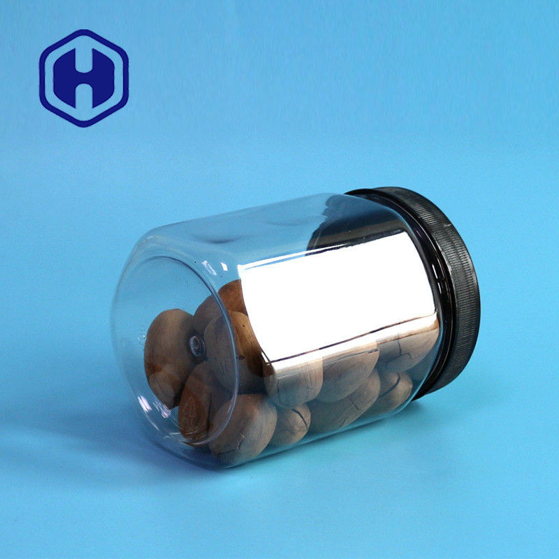 verdura Chips Packaging della lecca-lecca della farina di mais della farina d'avena del recipiente di plastica di esagono di 630ml 21.5oz