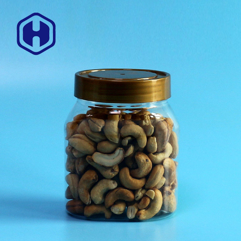 forma ovale d'imballaggio sicura dell'alimento di plastica del barattolo della prova della perdita del coperchio 410ml della vite 13.8oz