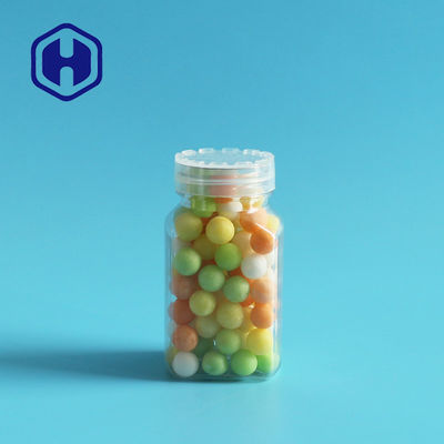 Mini barattolo di imballaggio di plastica 100ml per quadrato del granello dei dolci dei fagioli del cioccolato il piccolo