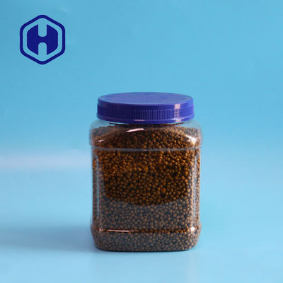 Cioccolato matto dei biscotti che imballa l'ampio quadrato 1930ml 65oz della bocca del barattolo di plastica