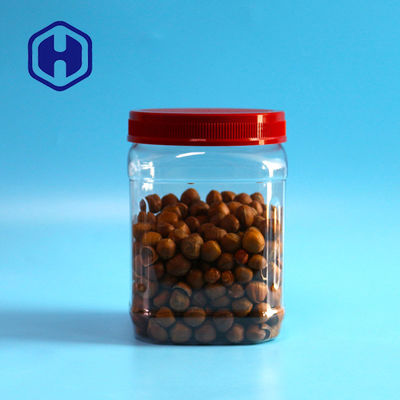 imballaggio per alimenti del barattolo dell'ANIMALE DOMESTICO del quadrato di 1480ml 50oz della polvere di plastica del caffè con il coperchio della vite