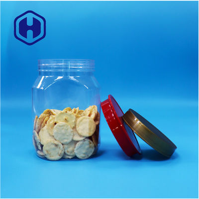 Chiaro esagonale di forma unica Noci di plastica Caramelle Cibo secco Boccone Velocità Capo superiore