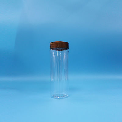 Plastico PET Rotondo Bocca Larga Bottiglie Trasparenti di Spezie Cappelli Sifter Pepper in Polvere