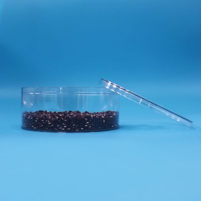 PET Wide Mouth Round PET Transparent Food Dried Food Storage Containers Clear Lids