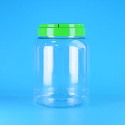 Vitrificatore Capo piatto Caricamento alimentare Caffè chiaro Caramelle Alimenti secchi PET Bottiglia di plastica rotonda