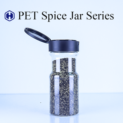 Ingrosso Bottine di spezie in PET personalizzate Chiare Flip Top OEM
