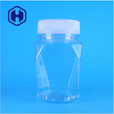 Food Grade OEM Clear Plastic Jar White Screw Lid Manufacturer For Bulk Food Storage Solutions