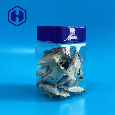 barattolo di plastica della prova della perdita 16oz per i bastoni secchi del formaggio del manzo del pesce del filo di seta della carne